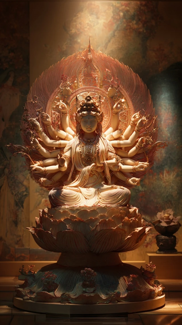 ThousandArmed Avalokiteshvara Bodhisattva Statue