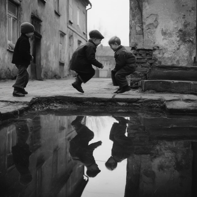 Children Playing A Photo by Dagmar Hochova