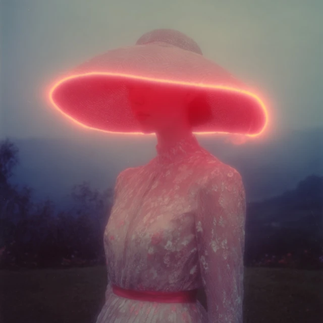 Surreal Neon Portrait Photography
