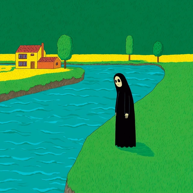 La Llorona Weeps Art by Joan Cornella