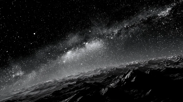 Space Wallpaper Black and White Stars and Nebulae