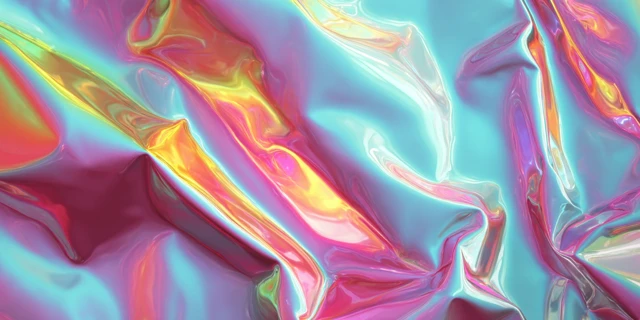 Holographic Foil Texture Background Vibrant Colors