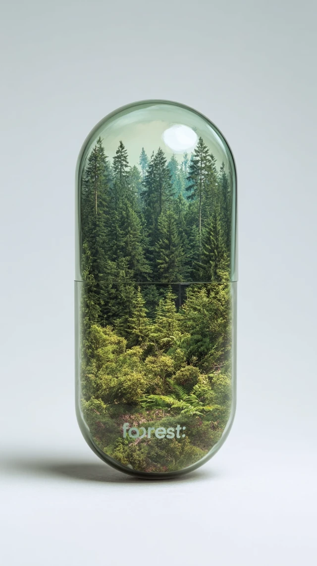 Vitamin Design Forest Inside Capsule Photography