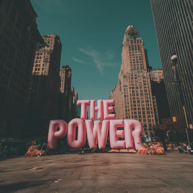 The Power NYC Street Art Aesthetic Advertising