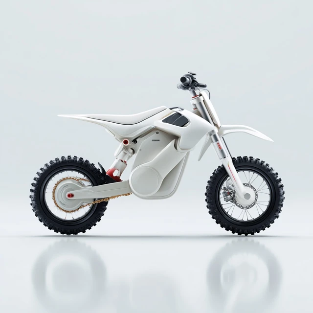 Electric OffRoad Motorcycle for Kids Minimalist Design