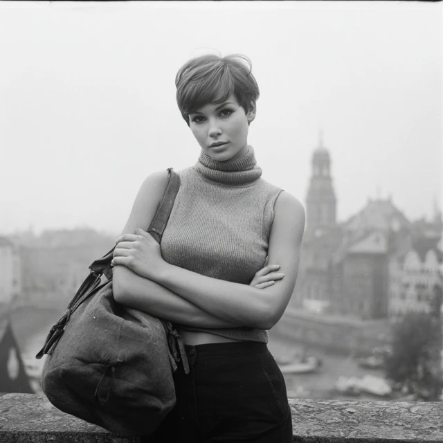 Female Jewel Thief 1960s Retro Photography