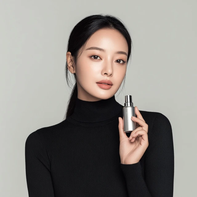 Korean Skincare Advertisement Beauty Portrait