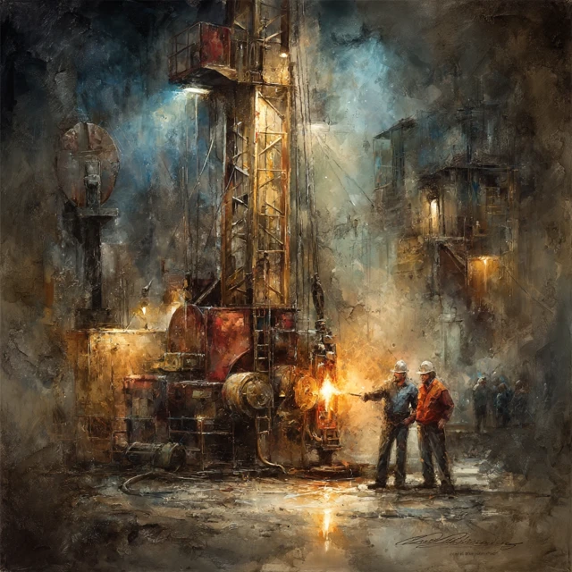 Oilfield Art Grit Beauty and Industry