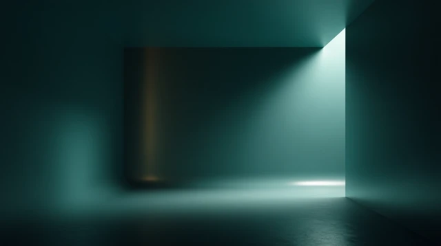 Dark Green Infinity Studio Background for Product Shots