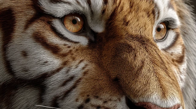 Bengal Tiger Close Up Ultra Detailed