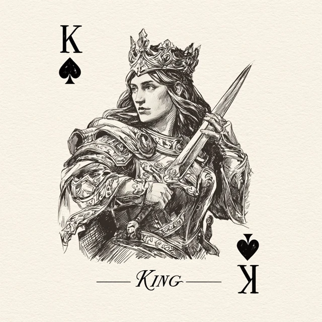King of Spades WoW Character Illustration