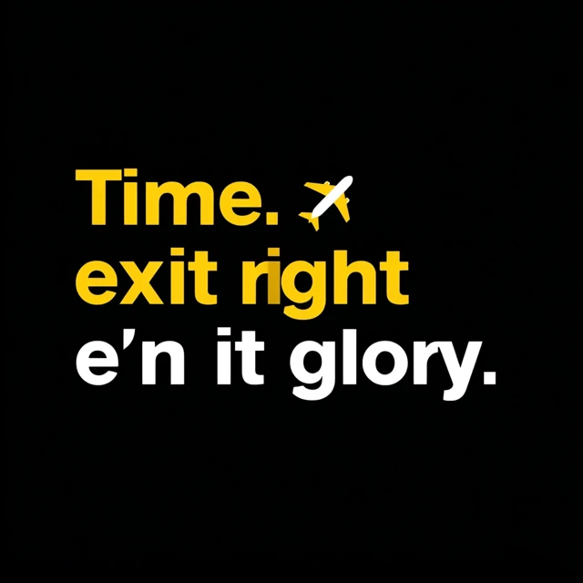 Time It Right Exit In Glory Airsoft Logo