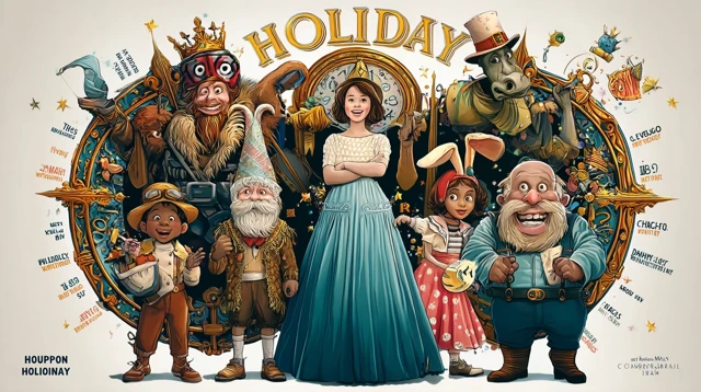 Holiday The Musical Poster Art