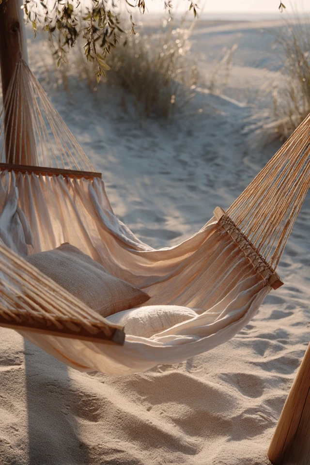 Beach Hammock Serene Coastal Relaxation Luxury