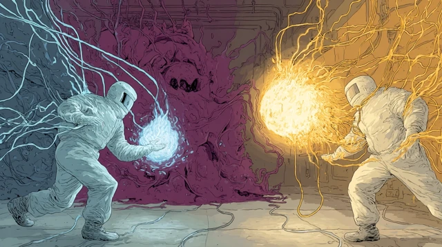 Chemical Reactions Illustrated Comic Style