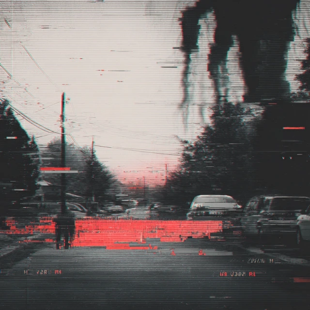 VHS Terror A Glitching Monster Haunting a Neighborhood