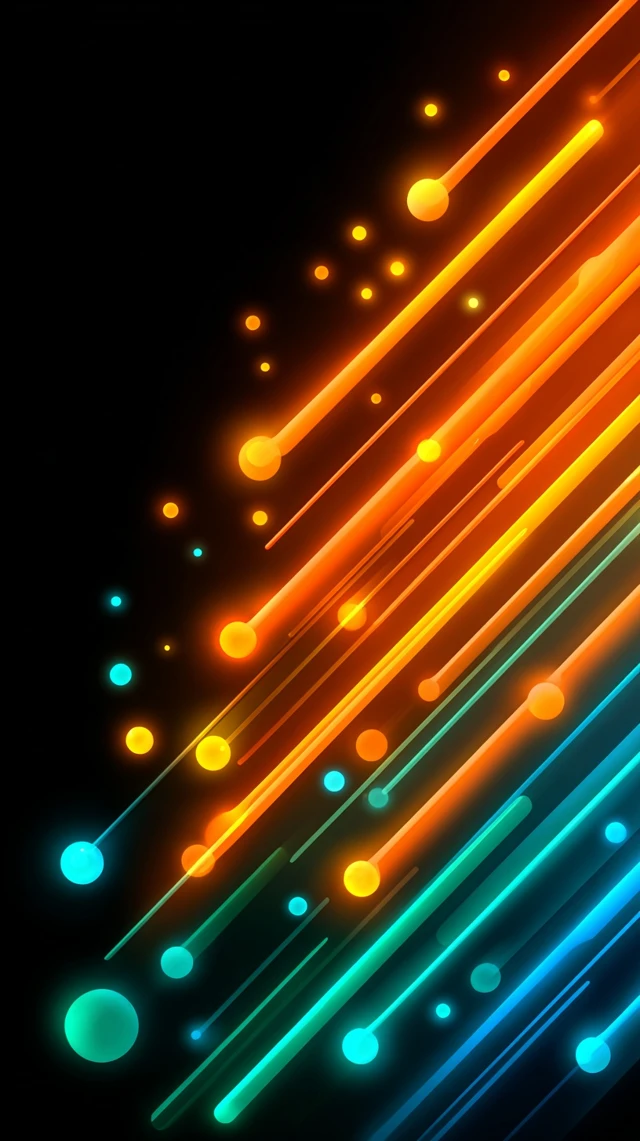 Abstract Light Streaks Wallpaper Background