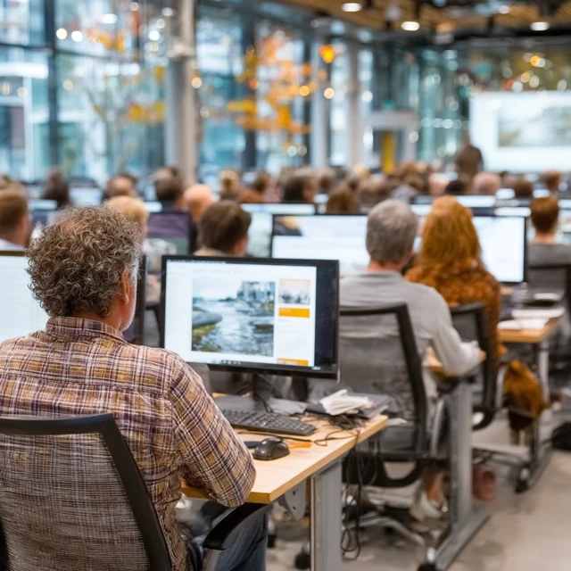 Modern Classroom Adult Learners Training Session