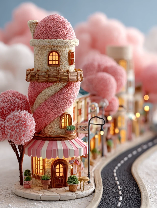 Cherry Maruko Fantasy Town Dream House