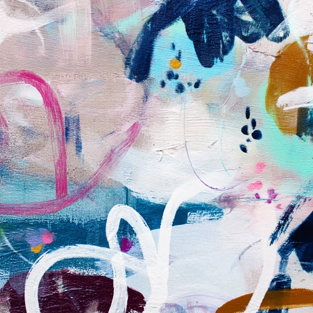 Abstract Painting in the Style of Jordan Holmes