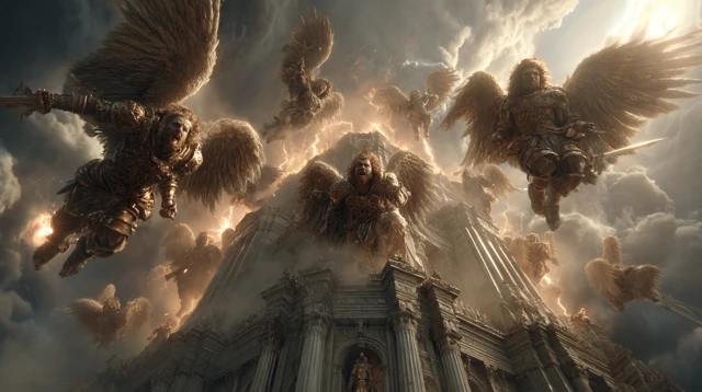 Tower of Babel Destruction Angels Descending