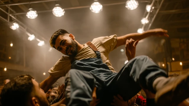 Carpenter Crowdsurfing Cinematic Advertising