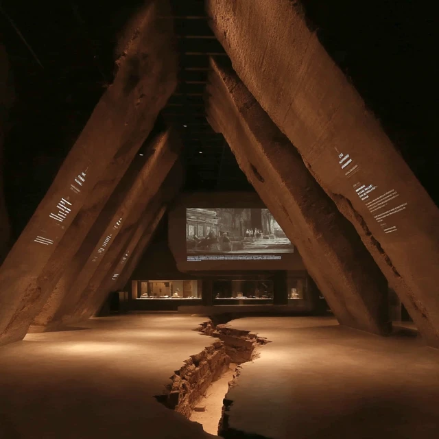 Dramatic Interior Cracked Wall and Hidden History