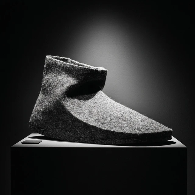 Sneaker Slipper by Peter Zumthor Felt Design