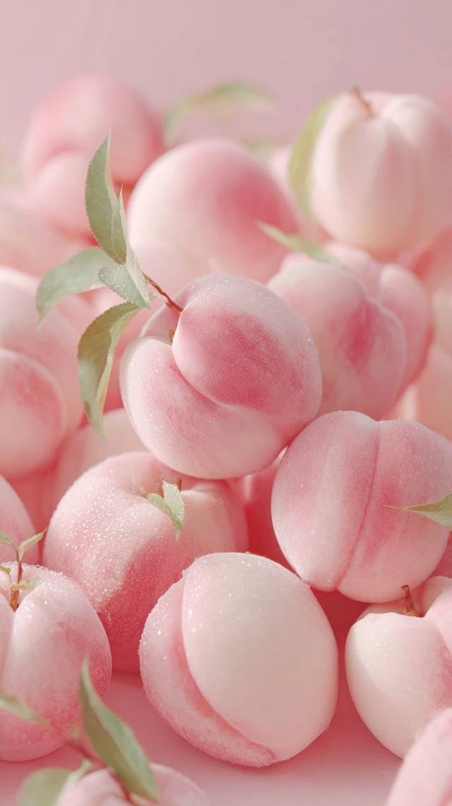 Dreamy Peach CloseUps Soft Plump and Delicate