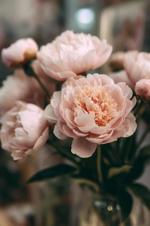 Pale Pink Peonies Delicate Flower Photography