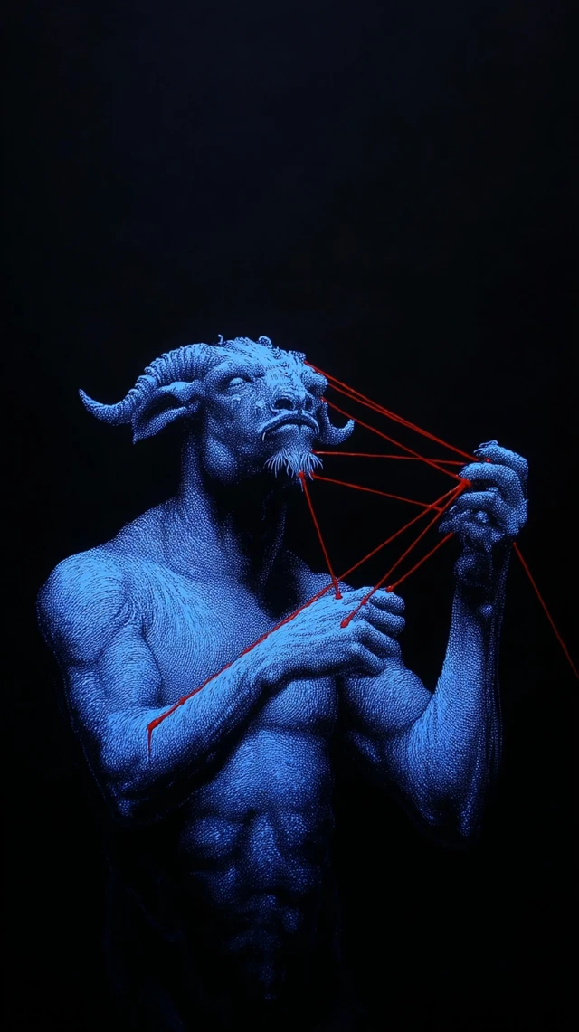 Intricate Demon Art Dark Fantasy