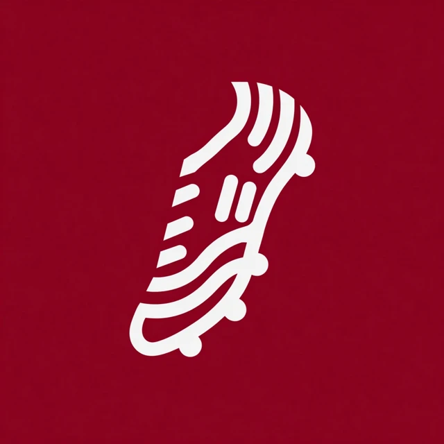 Minimalist Soccer Shoe Logo Design Copa Mundial