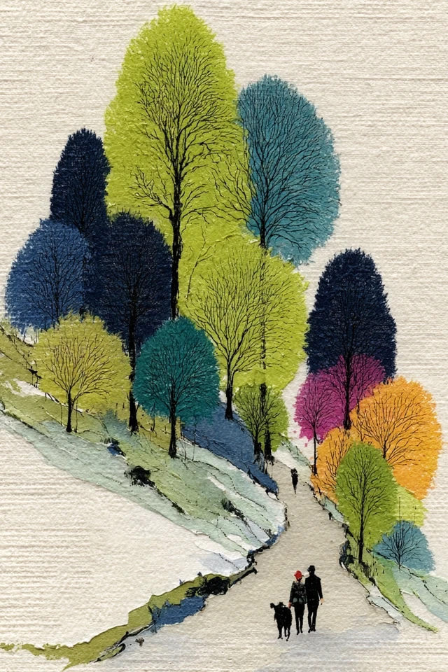 Zen Landscape Painting Chen Jialeng Wu Guanzhong Style