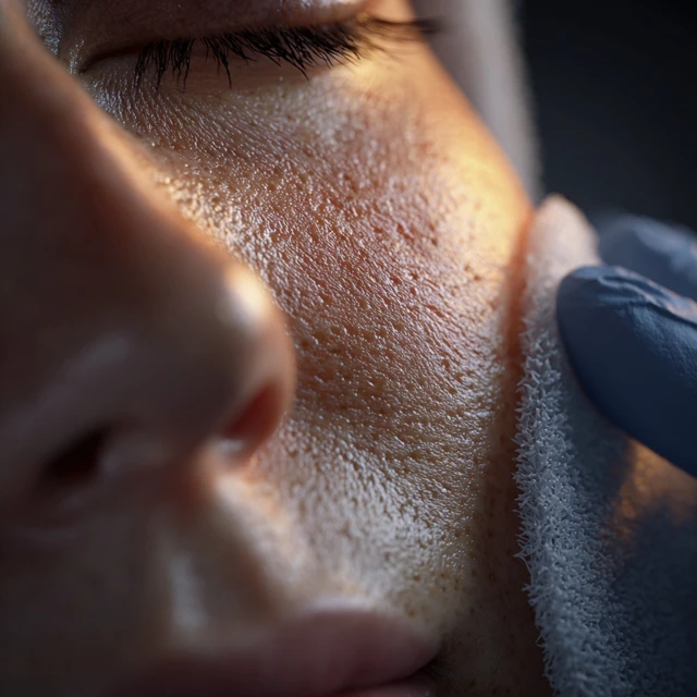 Skincare Treatment Macro Close Up Dermatological Procedure