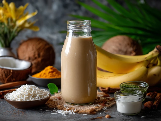 Banana Coconut Smoothie Recipe Healthy Drink
