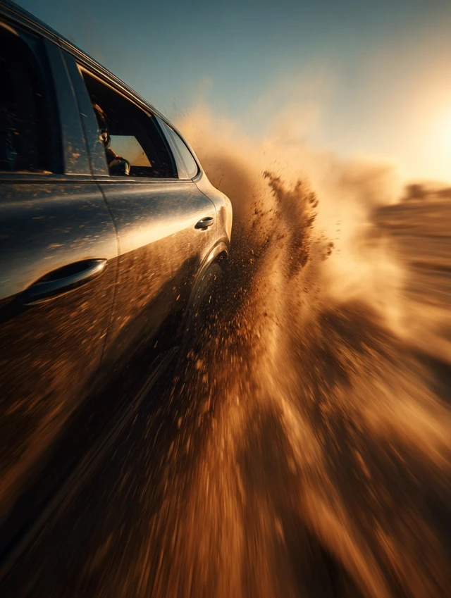 Luxury SUV in Motion Dynamic Car Commercial