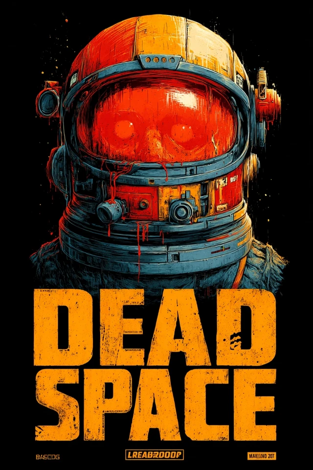 Dead Space Astronaut Horror Comic Art