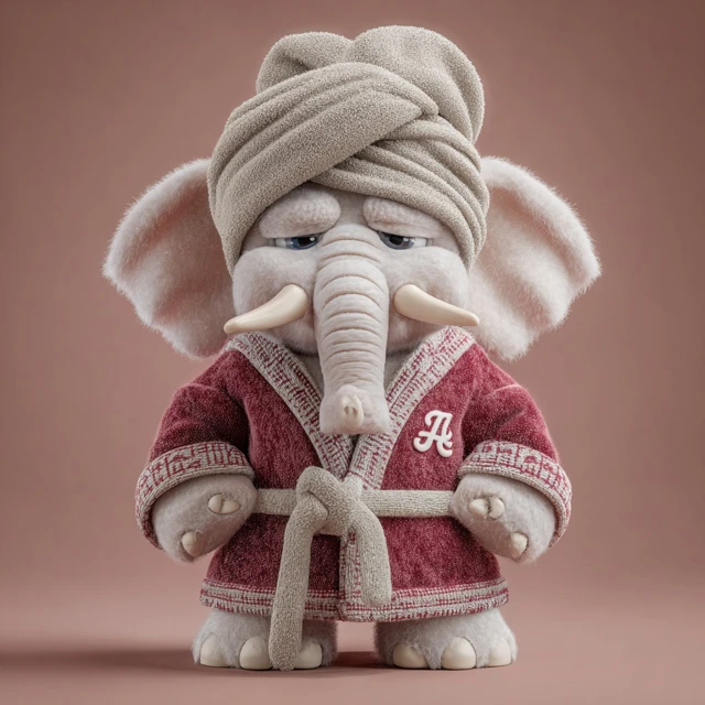 Alabama Big Al Mascot Preppy Spa Style