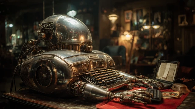 Steampunk SciFi Desktop Computer Design