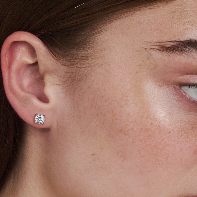 Diamond Stud Earring Refined Jewelry Catalog Quality