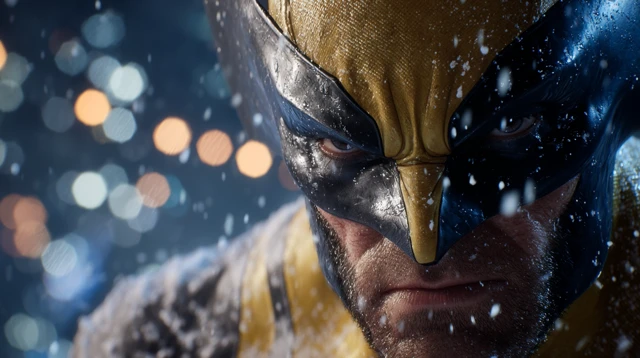 Wolverine in the Snow Iconic Yellow Suit