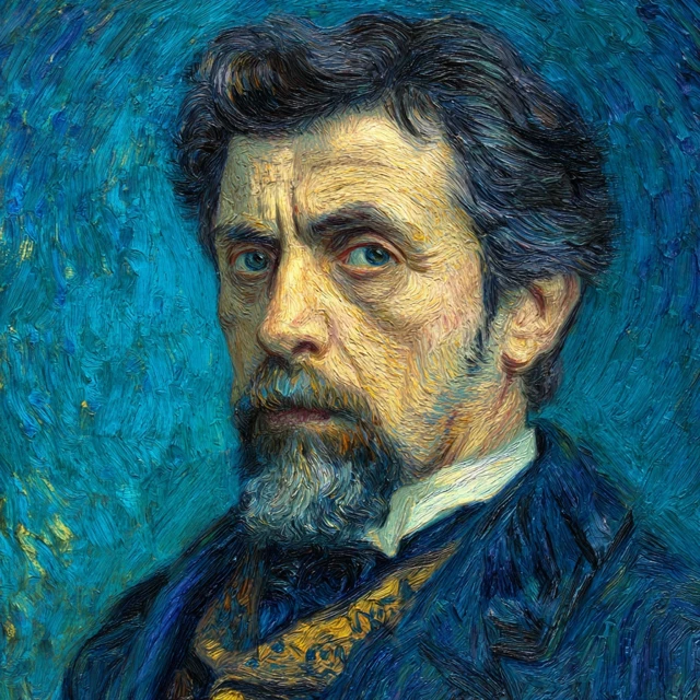 Al Pacino as a Van Gogh Painting Portrait