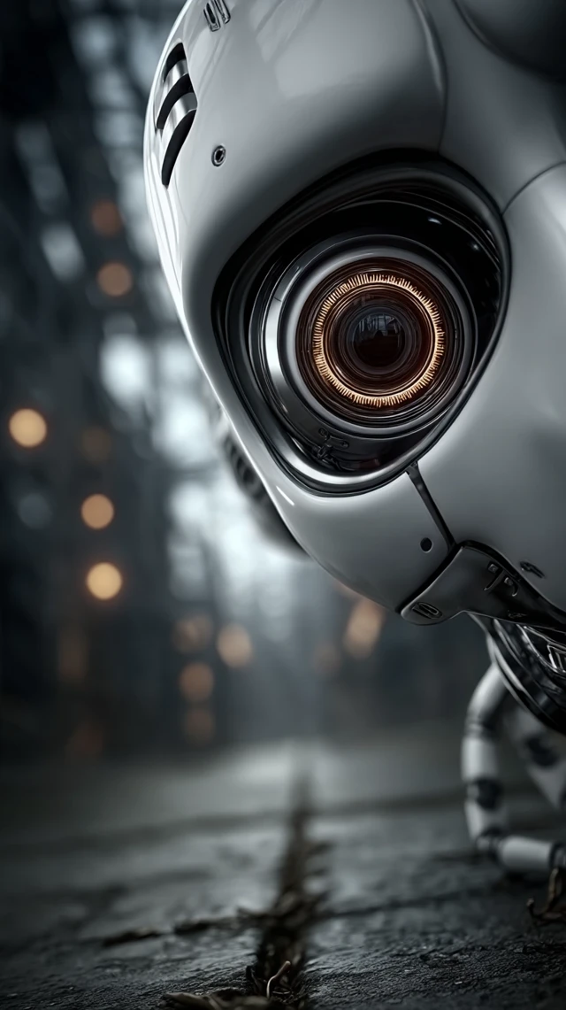AI Robot Eye Ultra Realistic Detail