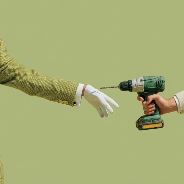 Concierge Hands Drill 60s Product Commercial Wes Anderson Style