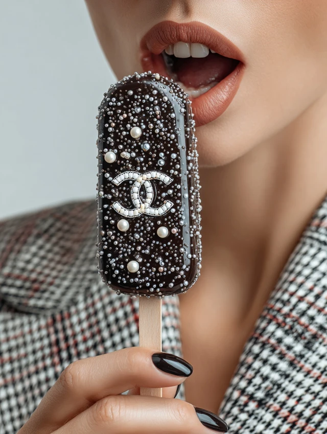 Chanel Ice Cream Popsicle Luxury Fashion Photo