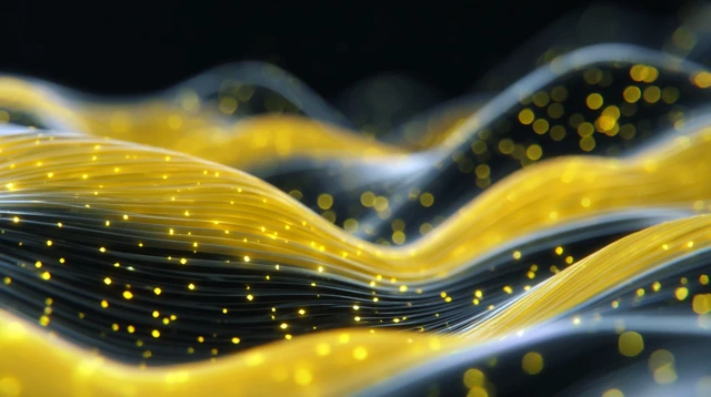 AI Tech Background Brain Patterns Binary Waves 8K