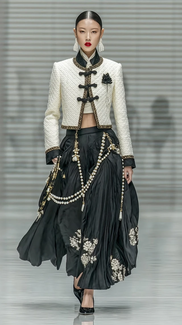 Chanel-Inspired Hanbok on Runway: Fashion Fusion