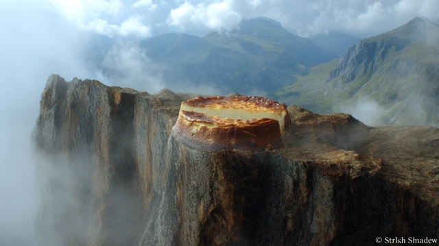 Cheesecake Mountain Fantasy Landscape