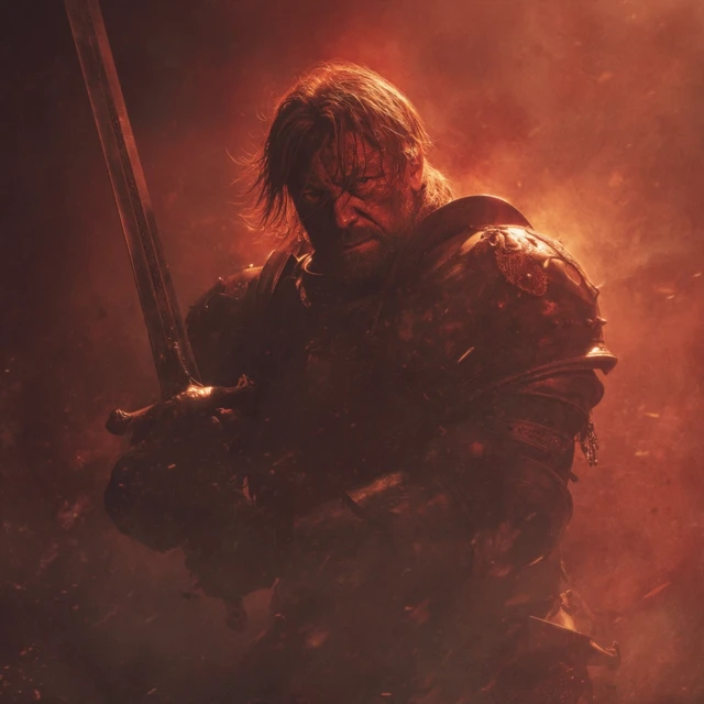 Sean Bean as Lion ElJonson, Dark Angels Primarch