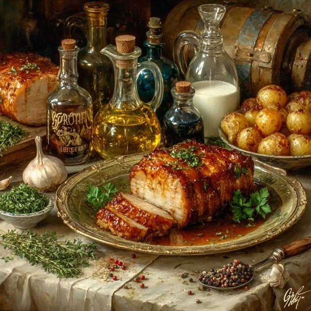 Pork Roasted in Milk Culinary Artistry